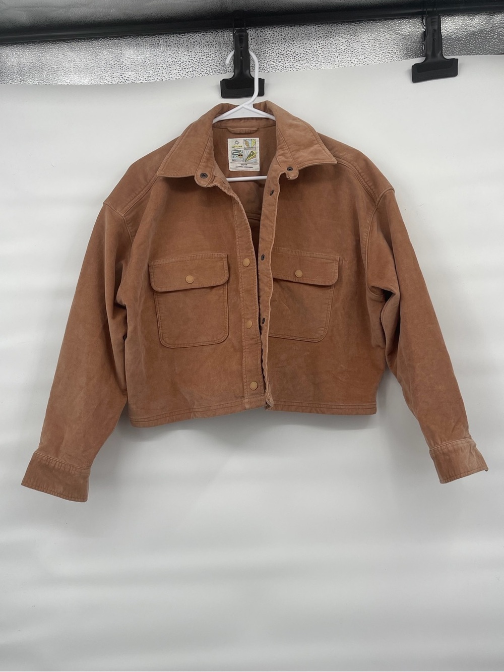Aerie offline nwot cropped corduroy camel brown oversized jacket